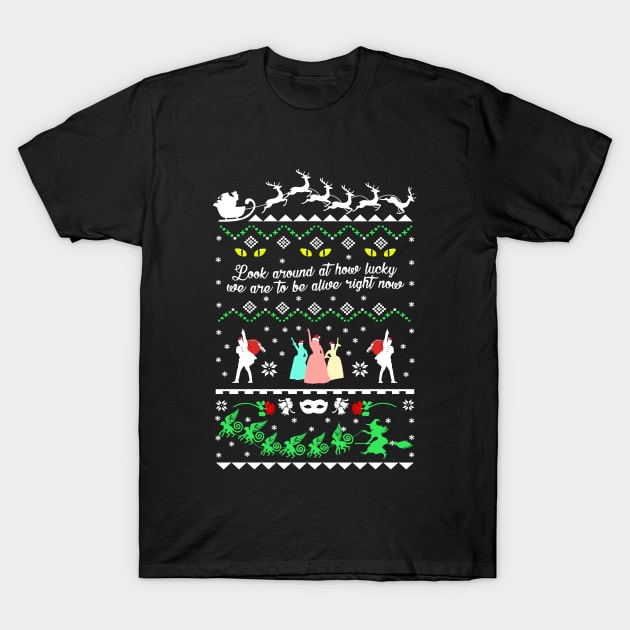 Broadway Ugly Christmas Sweatshirt T-Shirt by KsuAnn